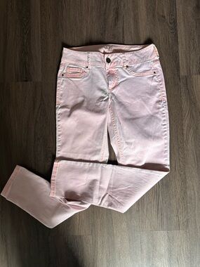 Maurices Pale Pink Skinny Jeans
